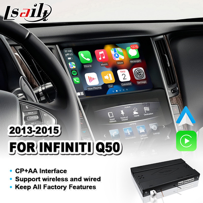 Giao diện tích hợp Android Auto Carplay không dây cho 2013-2015 Infiniti Q50
