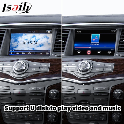 Carplay Android Auto Multimedia Interface cho Nissan Patrol Y62 2020-2023