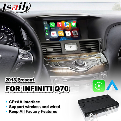 Lsailt Wireless Carplay Android Auto Interface Cho năm 2013-2019 Infiniti Q70