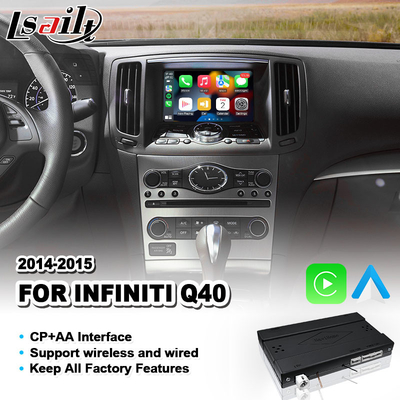 Lsailt OEM tích hợp Android Auto Video Interface Carplay cho Infiniti Q40 2014-2015