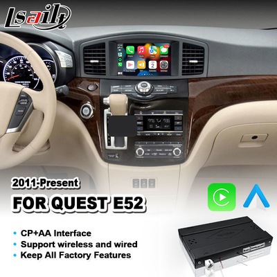 Android Auto CP AA Video Carplay Interface cho Nissan Quest E52 2011-2022
