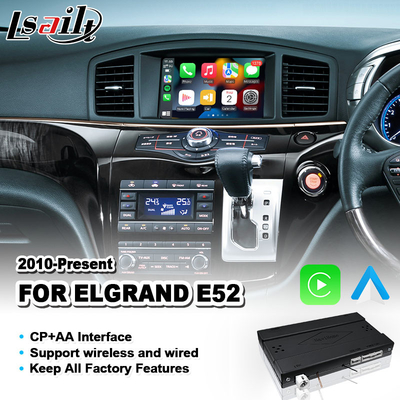 Android Auto Wireless Carplay Video Interface cho Nissan Elgrand E52 2010-2022 IT08 08IT