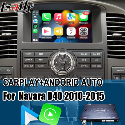 OEM tích hợp không dây Apple CarPlay giao diện cho Navara D40 Nissan Pathfinder R51 2010-2016 Android Auto,Plug and Play, Mirror Link