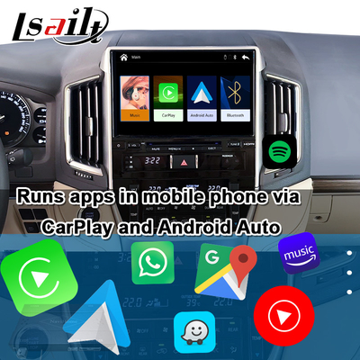 Giao diện CarPlay không dây cho Toyota Land Cruiser 200 GX-R,VX-R 2018-2021 Fujitsu Head Unit Với Android Auto, Hệ thống Linux