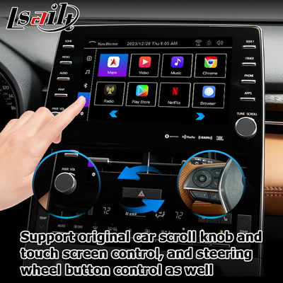 Giao diện video 8 inch Android auto carplay giao diện video cho toyota avalon touch 3 2018-present