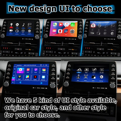 Giao diện video 8 inch Android auto carplay giao diện video cho toyota avalon touch 3 2018-present