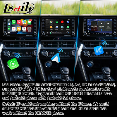 Toyota Harrier Venza Android 13 giao diện video đa phương tiện 2019-hiện tại không dây carplay android auto