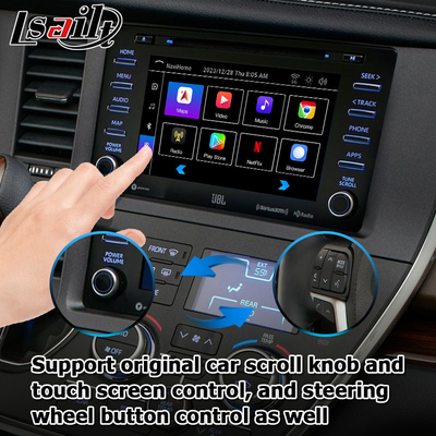 Android 13 Carplay giao diện video Android hộp tự động cho Toyota Sienna