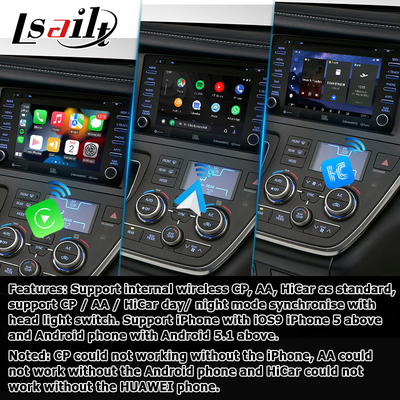 Android 13 Carplay giao diện video Android hộp tự động cho Toyota Sienna