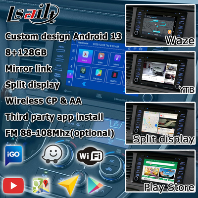 Android 13 Carplay giao diện video Android hộp tự động cho Toyota Sienna