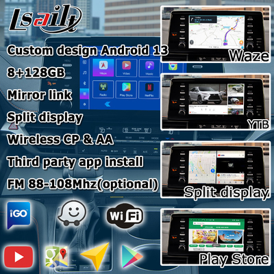 Car Multimedia Video Interface Android giao diện tự động carplay Cho TOYOTA Sienna