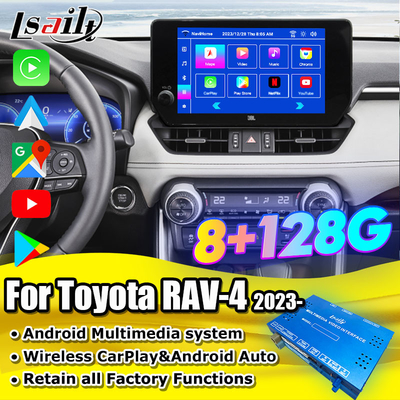 Android 13 Giao diện thông tin giải trí Android cho Toyota RAV-4 2023-Crown, Alphard, Harrier Nâng cấp màn hình OEM với Hệ thống đa phương tiện Android, YouTube