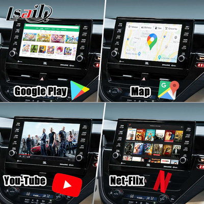 Lsailt Android 13 Video Interface cho Toyota Camry 2018-2021 RAV-4, Sienna OEM Screen Upgrade với Hệ thống đa phương tiện Android Bao gồm YouTube, NetFlix