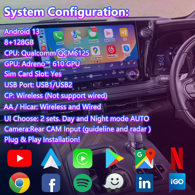 Lsailt Android Carplay Multimedia Video Interface cho 2023-Lexus hiện tại LM LM350h LM500h