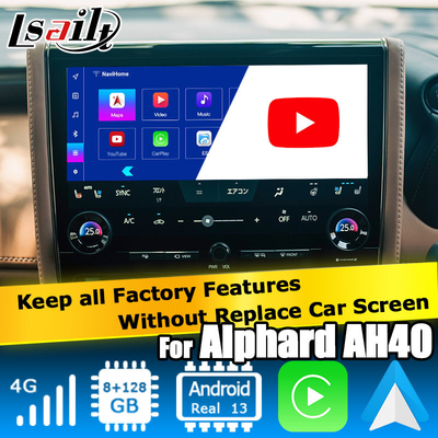 Toyota Alphard AH40 giao diện đa phương tiện Android 8+128GB hỗ trợ Carplay Android Auto