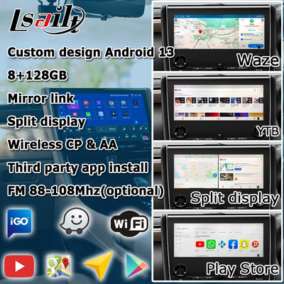 Toyota Alphard AH40 giao diện đa phương tiện Android 8+128GB hỗ trợ Carplay Android Auto