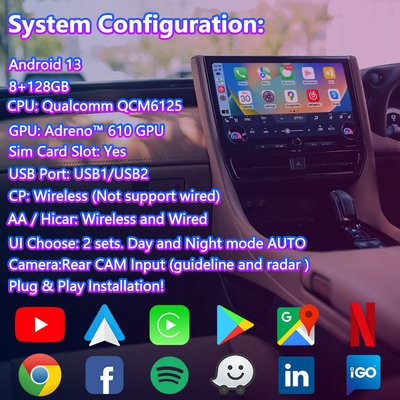 Lsailt Android Carplay Multimedia Video Interface cho Toyota Alphard Vellfire 40 Series hiện tại 2023