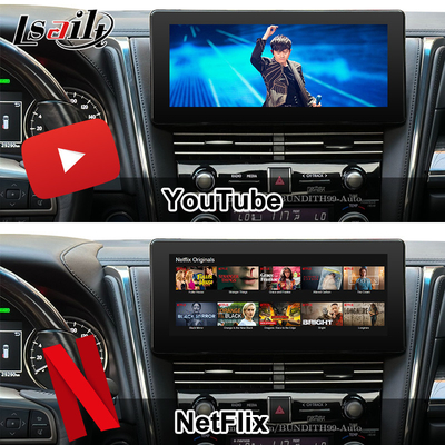 Android 13 Lexus Video Interface Nâng cấp màn hình OEM cho LM350 LM500H NX RX ES Retrofit Kits bao gồm YouTube, NetFlix,Wireless CarPlay