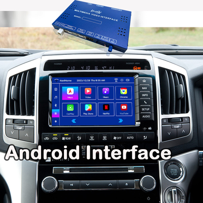 Mô-đun nâng cấp Android OEM cho Land Cruiser 2013-2021 Bộ tích hợp CarPlay không dây YouTube, Google Map, Android Auto