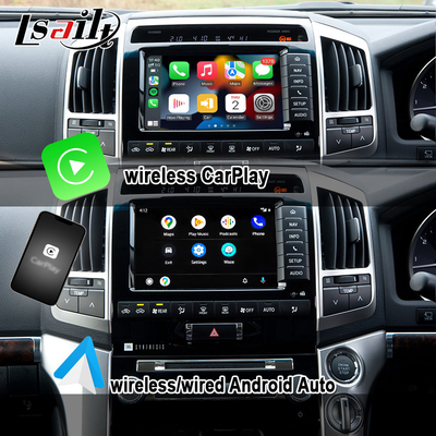 Mô-đun nâng cấp Android OEM cho Land Cruiser 2013-2021 Bộ tích hợp CarPlay không dây YouTube, Google Map, Android Auto