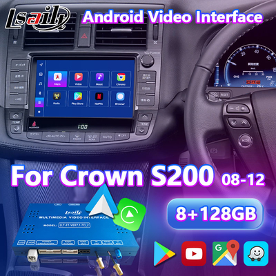 Lsailt Android Multimedia Video Interface cho Toyota Crown S200 GWS204 GRS204 URS204 UZS207 Athlete Majesta 2008-2012