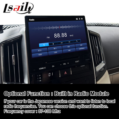 Lsailt Android Multimedia Video Interface cho Toyota Land Cruiser LC200 GXR GX-R FST LC 200 2018-2022