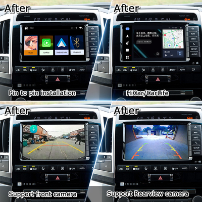 Plug and Play Apple CarPlay Interface cho Land Cruiser 200 2013-2021 Nhiều ngôn ngữ, Camera 360, Hỗ trợ Camera ngược