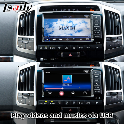 Plug and Play Apple CarPlay Interface cho Land Cruiser 200 2013-2021 Nhiều ngôn ngữ, Camera 360, Hỗ trợ Camera ngược