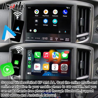 Lsailt Wireless Apple CarPlay Interface cho Crown S210 2013-2016 AWS210 GRS210 GWS214 GWS215 Majesta Athlete Royal Saloon Hỗ trợ Camera ngược, Android Auto