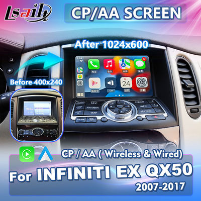 Lsailt Android Auto Carplay màn hình cho 2007-2017 Infiniti EX25 EX35 EX37 EX30d EX QX50