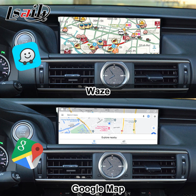 Màn hình Android Lexus Android 13 Đa phương tiện 8 lõi Qulcomm cho LEXUS IS200T IS300H IS350 Hỗ trợ điều khiển bằng phím điều khiển, YouTube, Google Play, CarPlay