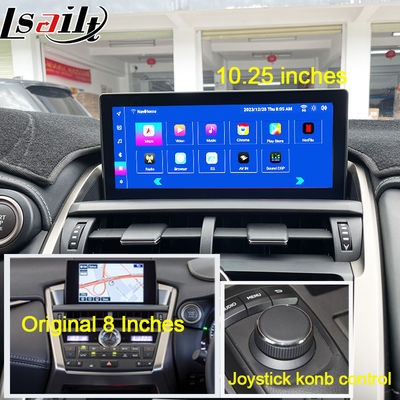 Màn hình Android Lexus 8 Core Qualcomm Multimedia DisPlay cho LEXUS NX200T NX300H 2014-2021 Hỗ trợ Điều khiển Núm Xoay Joystick, YouTube, Google Play, CarPlay