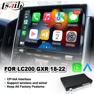 Hộp định vị GPS 4 + 64GB GXR, Giao diện Android Carplay cho Toyota Land Cruiser LC200 GX-R