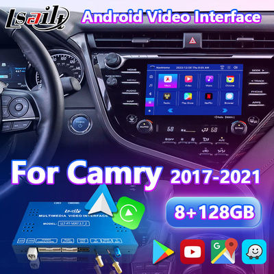 Hộp dẫn đường xe hơi Android Carplay Giao diện video đa phương tiện cho Toyota Camry