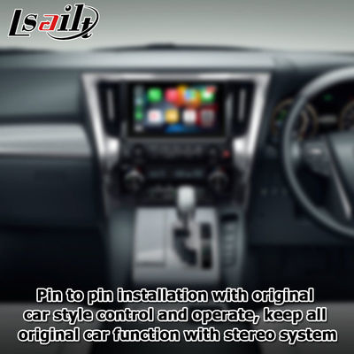 Toyota Alphard Vellfire AH30 series phong cách OEM tinh khiết Carplay Android auto box 2015-2022