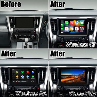 Toyota Alphard Vellfire AH30 series phong cách OEM tinh khiết Carplay Android auto box 2015-2022
