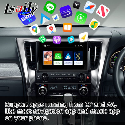 Toyota Alphard Vellfire AH30 series phong cách OEM tinh khiết Carplay Android auto box 2015-2022