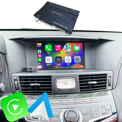 Giao diện CarPlay cho Infiniti Q70 Q70L M35 M45 Fuga 2009-2019 Bộ chuyển đổi Android Auto không dây Tích hợp Phản chiếu điện thoại di động, Nhiệt độ AC