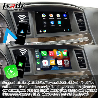 Giao diện CarPlay cho Infiniti QX60 JX35 2008-2017 Nâng cấp Car Play Mô-đun Android Auto, Chiếu màn hình, Nhiệt độ AC