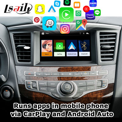 Giao diện CarPlay cho Infiniti QX60 JX35 2008-2017 Nâng cấp Car Play Mô-đun Android Auto, Chiếu màn hình, Nhiệt độ AC