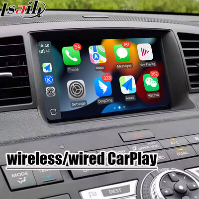Màn hình CarPlay 8 inch Lsailt cho Nissan Fuga (Y50) Infiniti 350GT 2005-2008 Android Auto, Mirroring, Màn hình cảm ứng HD