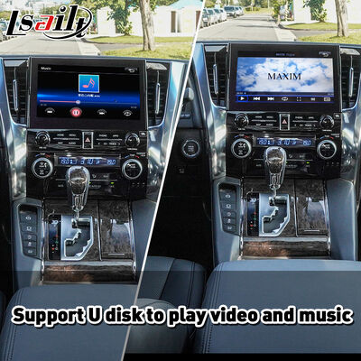Giao diện Lsailt Android Auto Carplay không dây cho Toyota Alphard Vellfire JBL Phiên bản Cao cấp 2019 - 2023