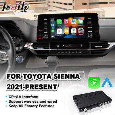 Giao diện Lsailt Android Auto Carplay không dây cho Toyota Sienna LE XLE XSE đời 2021-Hiện tại