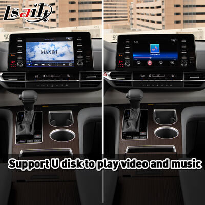 Giao diện Lsailt Android Auto Carplay không dây cho Toyota Sienna LE XLE XSE đời 2021-Hiện tại