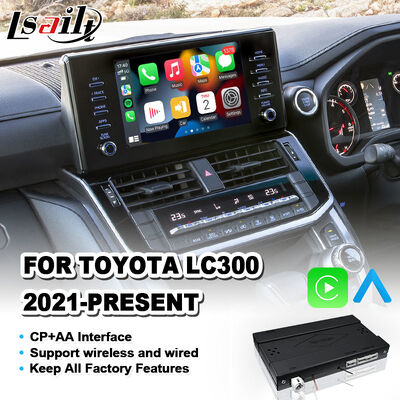 Lsailt Wireless Android Auto Carplay Interface cho 2021-2024 Toyota Land Cruiser 300 GX GXL AX LC300