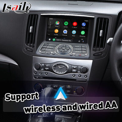 Lsailt Wireless Android Auto Carplay Interface cho năm 2007-2014 Nissan Skyline 370GT 350GT V36