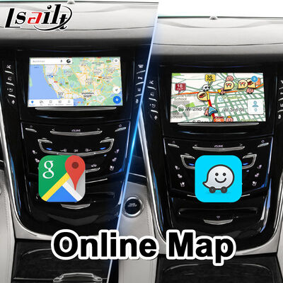 Giao diện video đa phương tiện điều hướng Android Lsait cho Hệ thống CUE Cadillac Escalade 2015-2020 với Carplay
