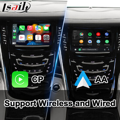 Giao diện video đa phương tiện điều hướng Android Lsait cho Hệ thống CUE Cadillac Escalade 2015-2020 với Carplay