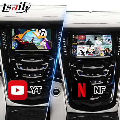 Giao diện video đa phương tiện điều hướng Android Lsait cho Hệ thống CUE Cadillac Escalade 2015-2020 với Carplay