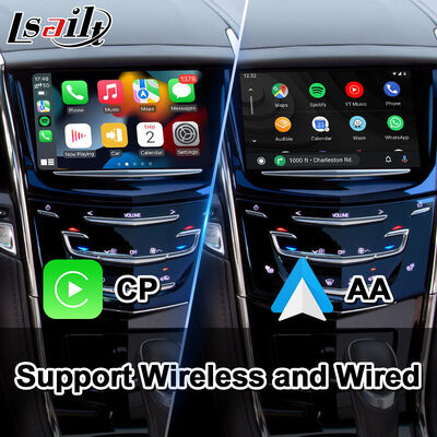 Lsailt giao diện video điều hướng Android cho hệ thống Cadillac ATS CUE 2014-2019 với Carplay